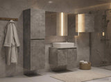 Bathroom Cabinet Set 5 pcs Concrete Grey Engineered Wood 3407330