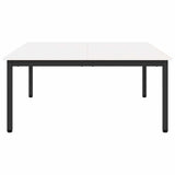Coffee Table White 100 x 100 x 45 cm Solid Pine Wood 892770