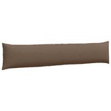 Sofa Pillows 2 pcs Brown 200 x 40 cm Fabric 42013872