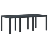 Garden Dining Set 9 pcs Anthracite Polypropylene 3378575