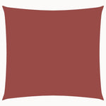 Sunshade Sail Oxford Fabric Square 6x6 m Terracotta 135362