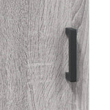 Highboard Grey Sonoma 69.5x34x180 cm Engineered Wood 3189259