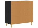 Sideboard Black Oak 69.5 x 34 x 90 cm Engineered Wood 8009843