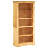 5-Tier Bookcase Mexican Pine Corona Range 80x40x170 cm 243744