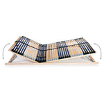 Slatted Bed Base without Mattress with 42 Slats 7 Zones 100x200 cm 246476