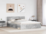 Bed Frame with Headboard Concerte 160 x 200 cm Solid Pine Wood 3412054
