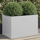 Planter Silver 62x40x39 cm Galvanised Steel 841600