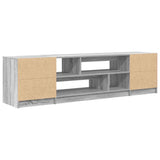TV Cabinet Grey Sonoma 188.5x41x50 cm Engineered Wood 3328422