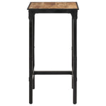 ZNTS Bar Table 60x55x107 cm Solid Rough Wood Mango 358939