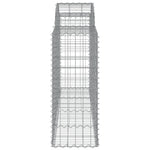 Arched Gabion Baskets 15 pcs 200x50x100/120 cm Galvanised Iron 3146333