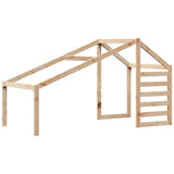 Kids' Bed Roof 198x97x113 cm Solid Wood Pine 846876