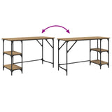 Desk Artisan Oak 120 x 50 x 75 cm Engineered Wood 883033