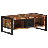 Coffee Table Multicolour 90x50x36 cm Solid Wood Reclaimed 4013556