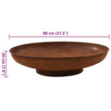 Fire Pit 80 cm Steel 313345