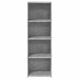 Highboard Concrete Grey 40x41x124 cm Engineered Wood 846386