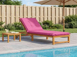 Sunlounger Cushion GEMERT 100% Polyester Pink 190 x 50 x 9 cm 947364
