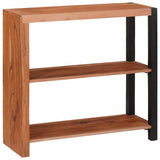 Bookshelf Brown 80 x 30 x 75 cm Solid Acacia Wood 4104017
