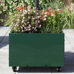 Parasol Base with Planter Green 45 x 45 x 45 cm Steel 42010367