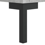 Highboard Concrete Grey 69.5x34x180 cm Engineered Wood 3189385