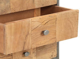 Drawer Cabinet 45x30x100 cm Solid Reclaimed Wood 286529