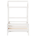 Bed Frame with Roof without Mattress White 80x200 cm 3282163