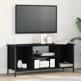 TV Cabinet Black Oak 102 x 35 x 45 cm Engineered Wood 873885