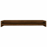 Monitor Stand Brown Oak 100x24x13 cm Engineered Wood 815293