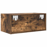 TV Cabinets 2 pcs Smoked Oak 60x31x25.5 cm Engineered Wood 861445