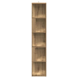 Corner Cabinet Artisan Oak 33x33x165 cm Engineered Wood 856725
