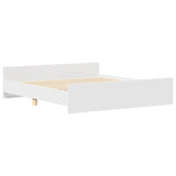 Bed Frame without Mattress White 160x200 cm 3203761