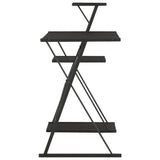 20288 Desk with Shelf Black 116x50x93 cm
