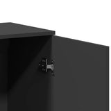 Sideboards 2 pcs Black 79x38x80 cm Engineered Wood 3276603