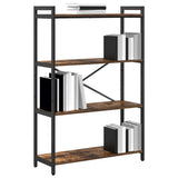 Bookshelf Smoked Oak 80 x 30 x 120 cm Engineered Wood 868421