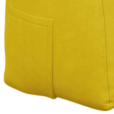 Back Pillow Yellow 200 x 24 x 50 cm Velvet 42014610