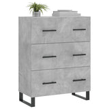 Sideboard Concrete Grey 69.5x34x90 cm Engineered Wood 827880