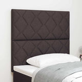 Headboard with Headboard Dark Brown 100 cm Faux Leather 3337902