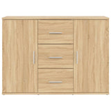 Sideboard Sonoma Oak 91x29.5x65 cm Engineered Wood 823345