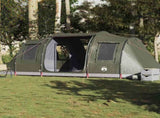Camping Tent Tunnel 4-Person Olive Green Waterproof 4009413