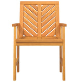 Dining Chair 6 pcs Natural 62.5 x 59 x 89 cm Solid Acacia Wood 3154132