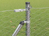 Welded Wire Fence with Concrete Base 25 x 0.8 m 3353797