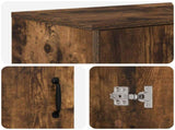 Electric Fireplace Smoked Oak 155 x 30 x 44 cm Engineered wood 8021019