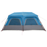 Instant Tent Blue 10-Person 185T Polyester with PU Coating 42017488