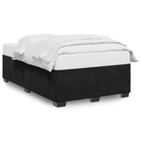 Bed Frame without Mattress Black Double Velvet 3284664
