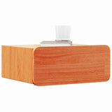 Bedside Table 2 pcs Wax Brown 39 x 34 x 16.5 cm Solid pine wood 873504