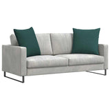 Sofa Pillows 2 pcs Dark Green 80 x 80 cm Fabric 42014045