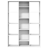 Room Divider/Book Cabinet White 100x24x140 cm Engineered Wood 800441