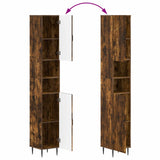 3 Piece Bathroom Cabinet Set HAARLEM Smoked Oak Engineered Wood 3417455