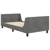 Children's Bed Frame with Headboard Dark Grey 80 x 200 cm 42010868