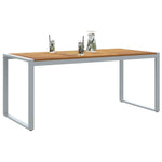 Garden Dining Table Grey 180 x 90 x 75 cm 4010604