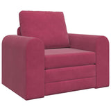 Sofa Bed Wine Red 98 x 71 x 83 cm Velvet 4106669